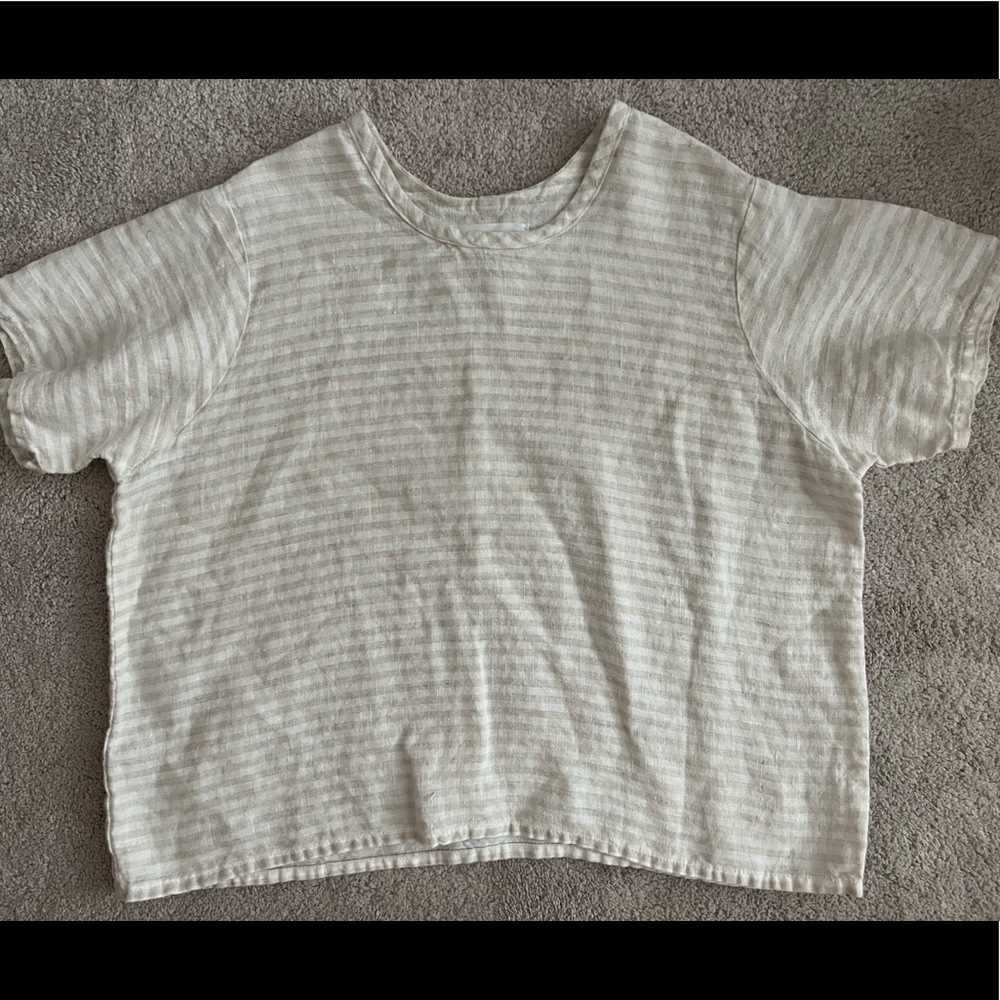 FLAXseeds by Anglehart Linen Tee - Picture 4 of 5